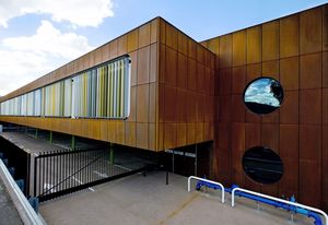 Green Well Building by Susan Dugdale & Associates received the The Tracy Memorial Award in the 2013 NT Architecture Awards.