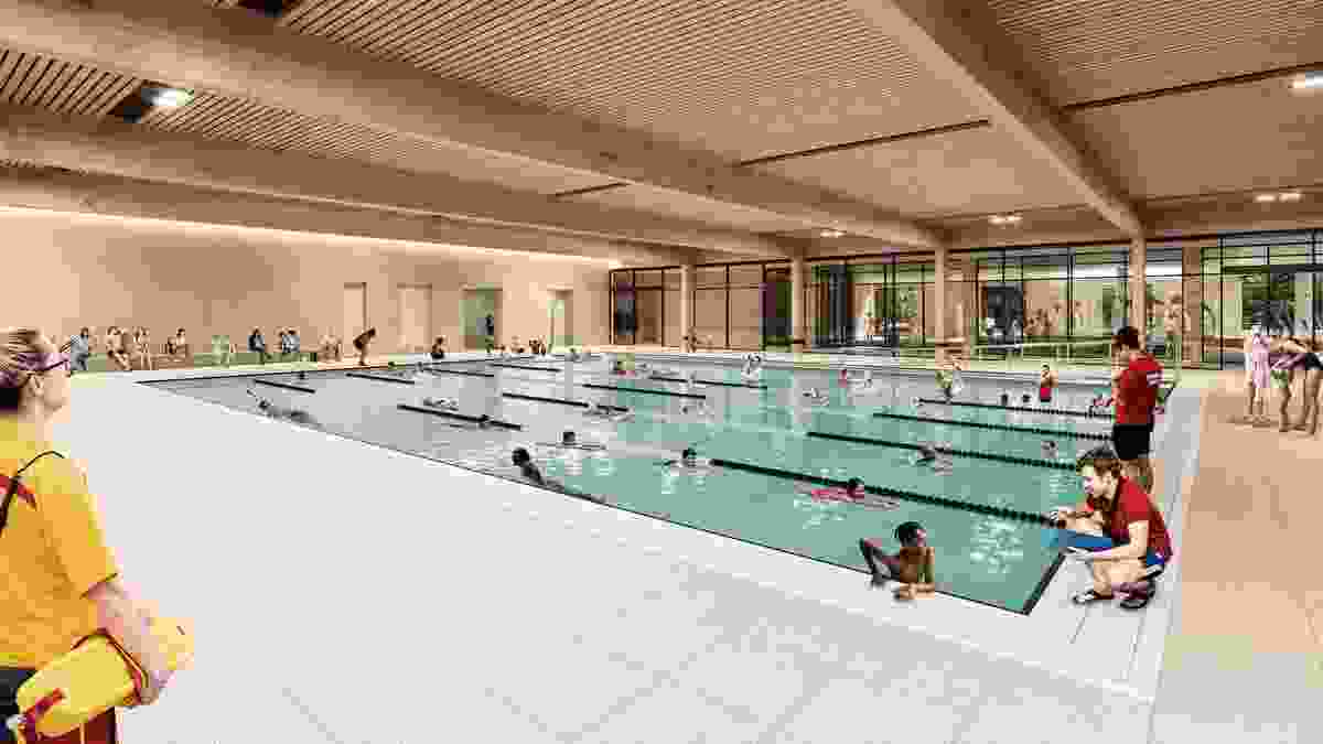 Learn to swim pool in the proposed Adelaide Aquatic Centre.