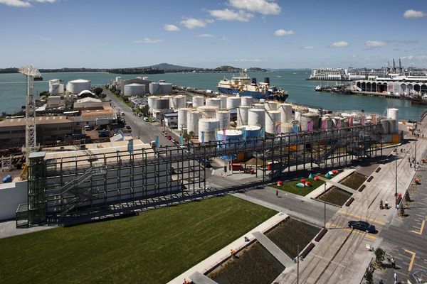 Auckland’s Jellicoe Street, North Wharf Promenade and Silo Park, by Taylor Cullity Lethlean with Wraight + Associates.