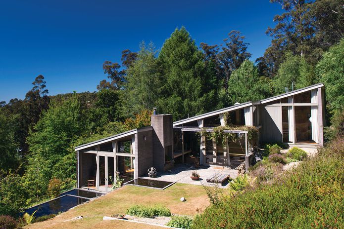 The house was designed in the aftermath of the 1967 bushfires.