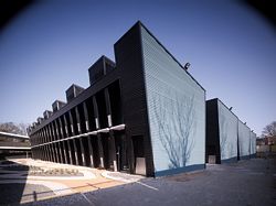 Overview of the building from the north-west corner.