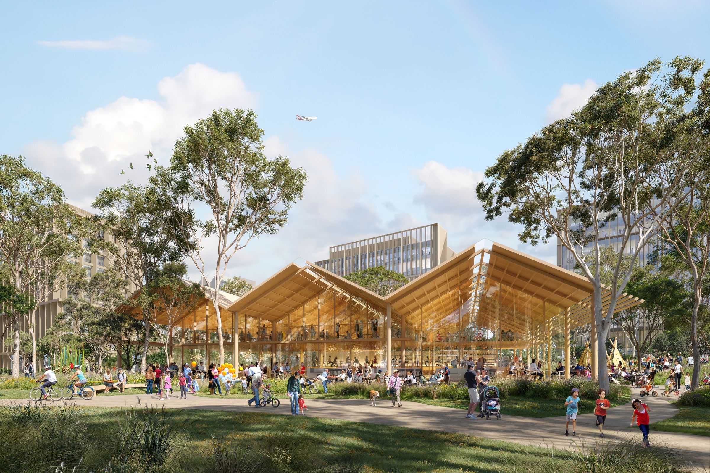 Designs revealed for major precinct in Sydney's Bradfield City Centre ...