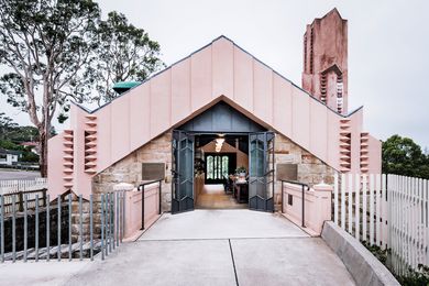 The willoughby incinerator, designed by Walter Burley Griffin and Eric Nicholls, has had many lives but now lives on as a cafe and art space.