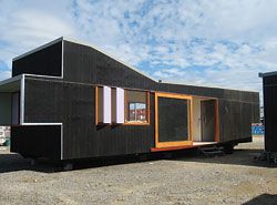 Donovan Hill’s “Post Fab Housing” offers a solution for remote and transportable housing.