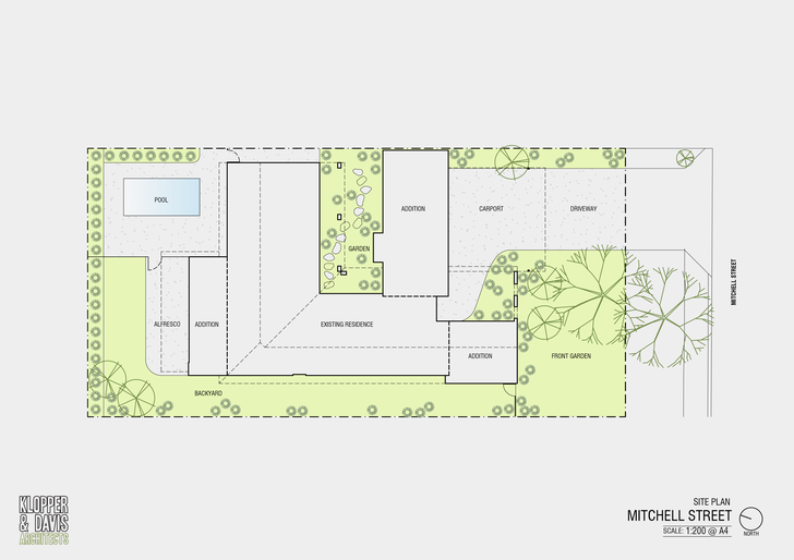 Site plan: Klopper and Davis Architects.