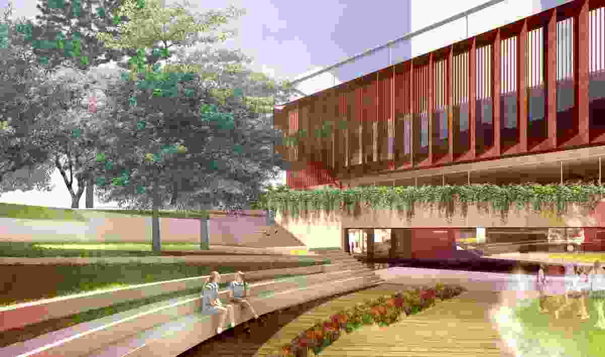 The proposed Scientia Project at Monte Sant'Angelo Mercy College by Hayball.