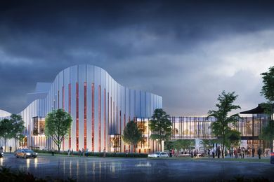 Western Sydney Performing Arts Centre by Cox Architecture.