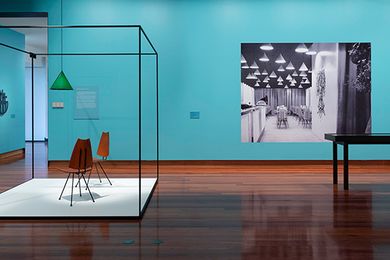 The Clement Meadmore: The art of mid-century design exhibition at the Ian Potter Museum of Art at the University of Melbourne.