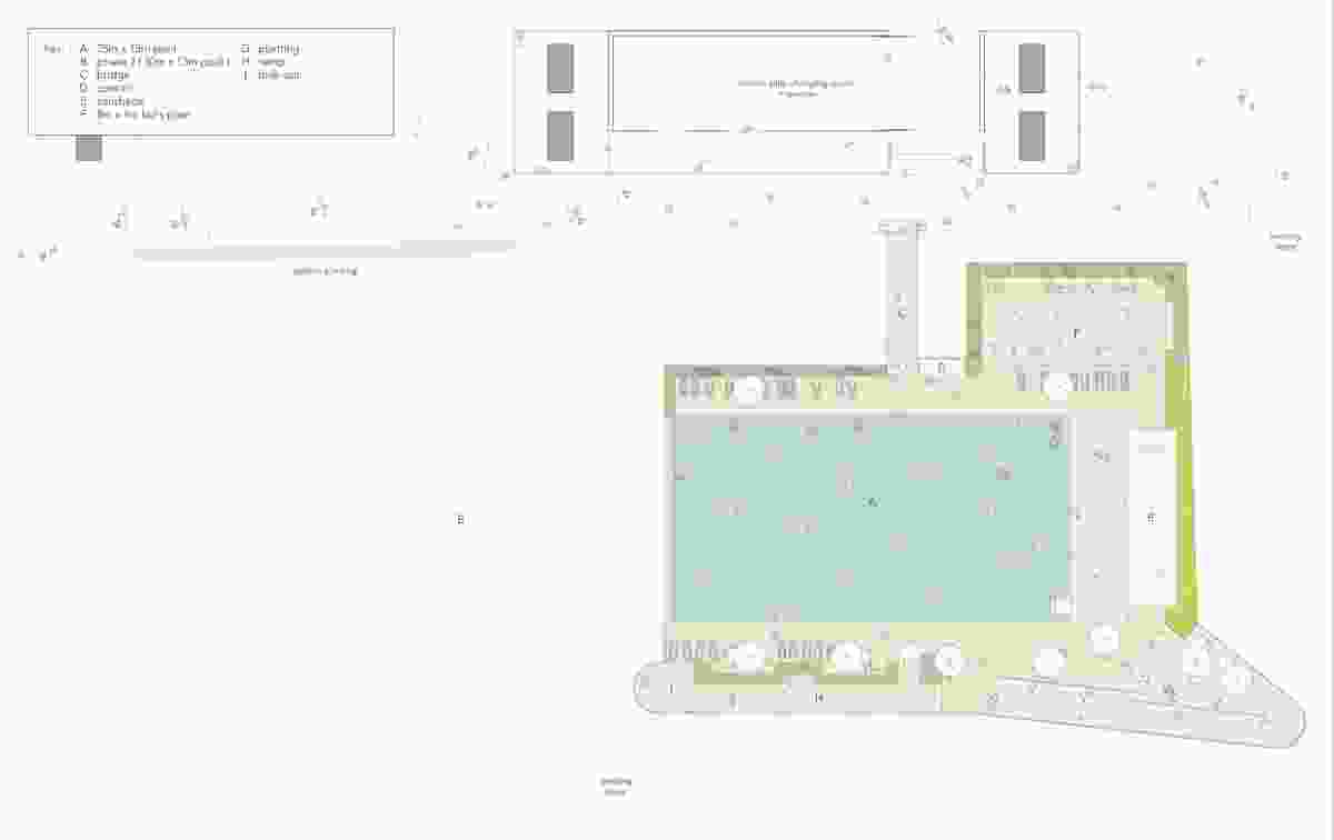 Conceptual plan of Yarra Pool.