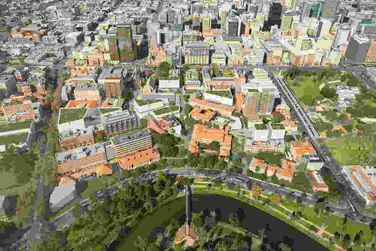 University of Adelaide's North Terrace campus masterplan by FJMT.