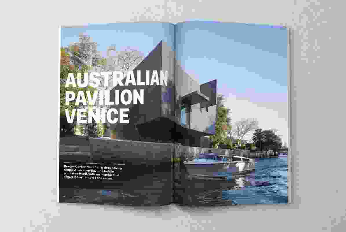 The Australian Pavilion in Venice by Denton Corker Marshall. 