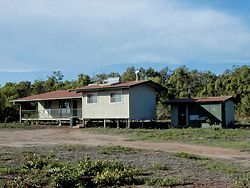 New rental house at Mapoon, designed by architect Julian Wigley.