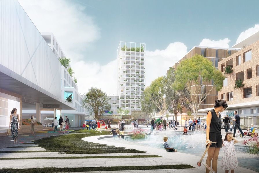 K2K proposal – Waterplay Space, Kensington by JBA Urban Design and Planning, Stewart Hollenstein Architecture and Urban Design, Arcadia Landscape and Natural Systems, The Transport Planning People and Jess Scully.