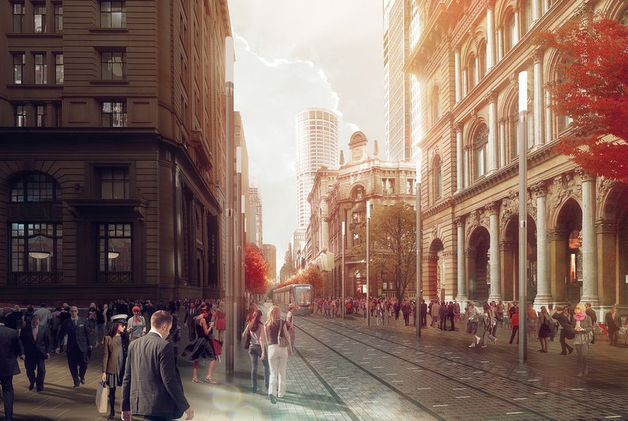 City of Sydney's proposal to transform George Street into a pedestrian boulevard.