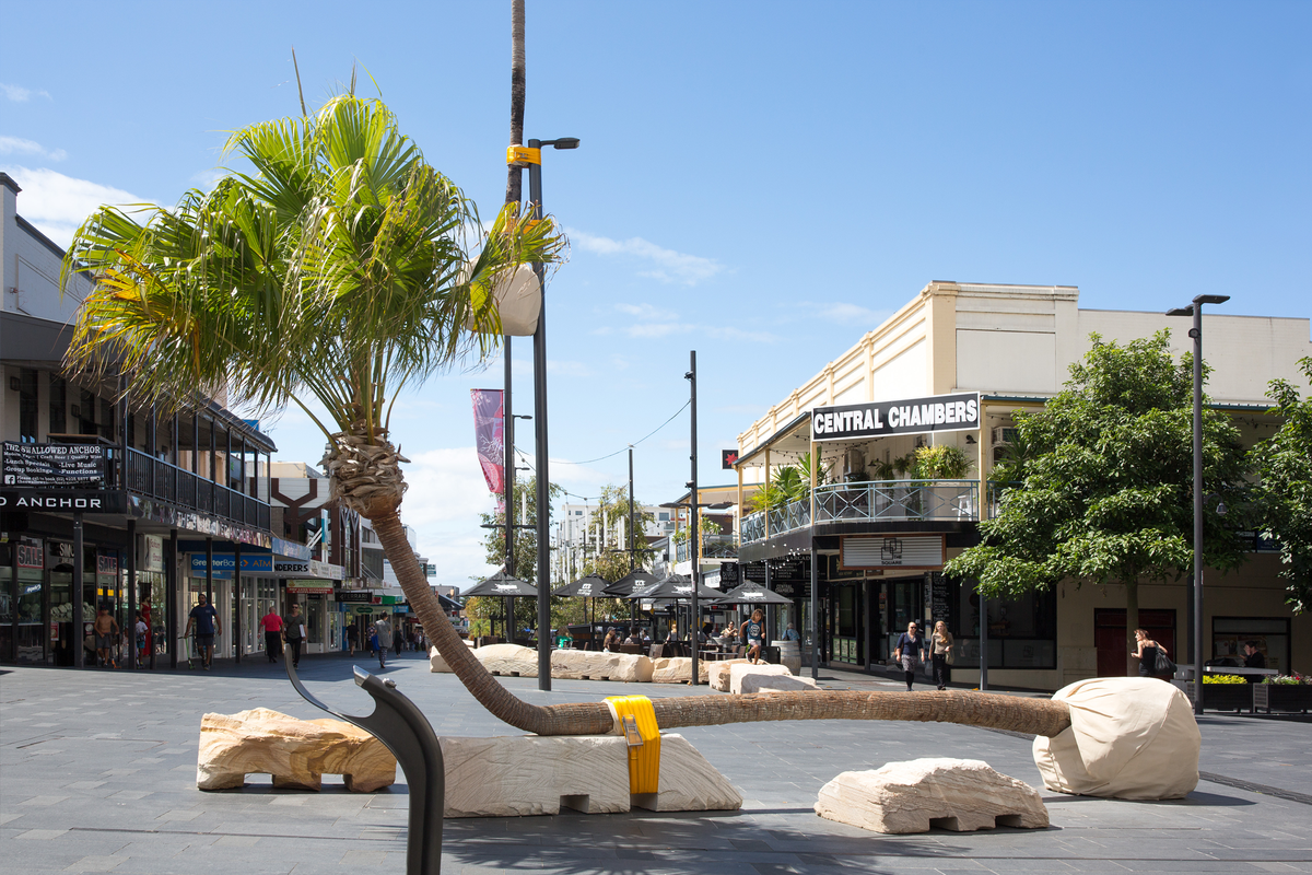 New public artwork brings local landscape into Wollongong mall Landscape Australia