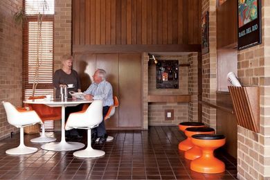 Alex and David in their 1970s house.