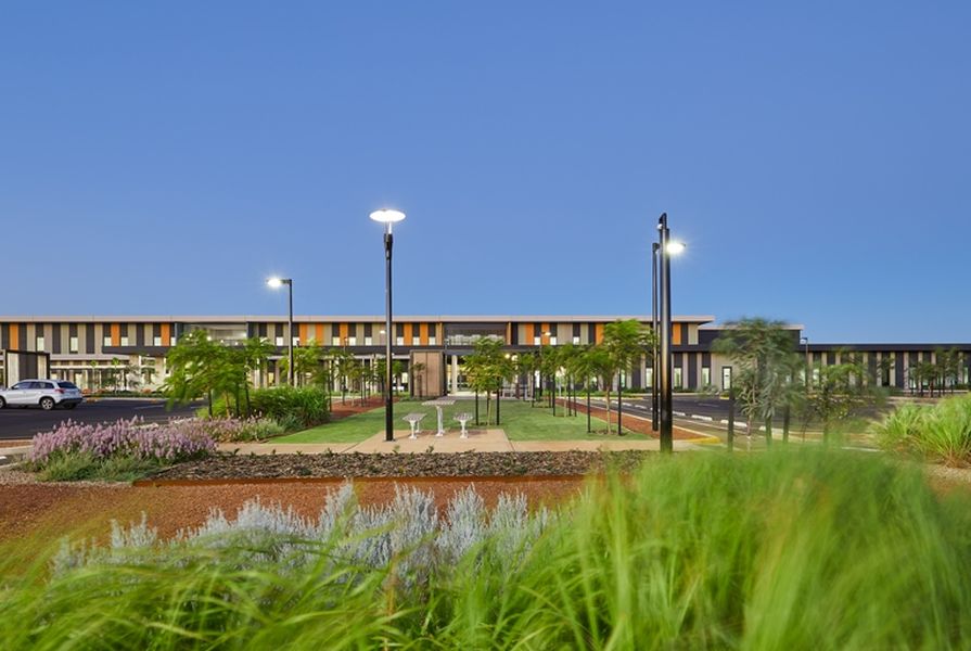 The Karratha Health Campus, designed by Hassell.