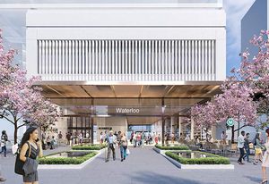 Indicative designs for the Waterloo Station development have been completed by by Turner and Turf Design.