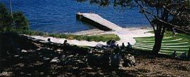 Amphitheatre and jetty at Burrogi Point, Sydney, by Craig Burton. Image: Peter Bennetts.