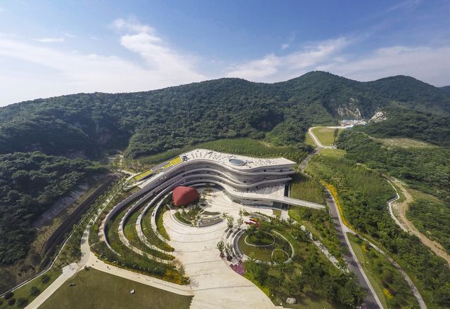 Fangshan Tangshan National Geopark Museum by Hassell.