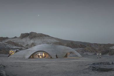 De Kestelier led the Hassell design team that, in collaboration with Eckersley O’Callaghan (EOC) engineers, set out to design the perfect habitat for space explorers on Mars as part of NASA’s 2018 international 3D Printed Habitat Challenge.