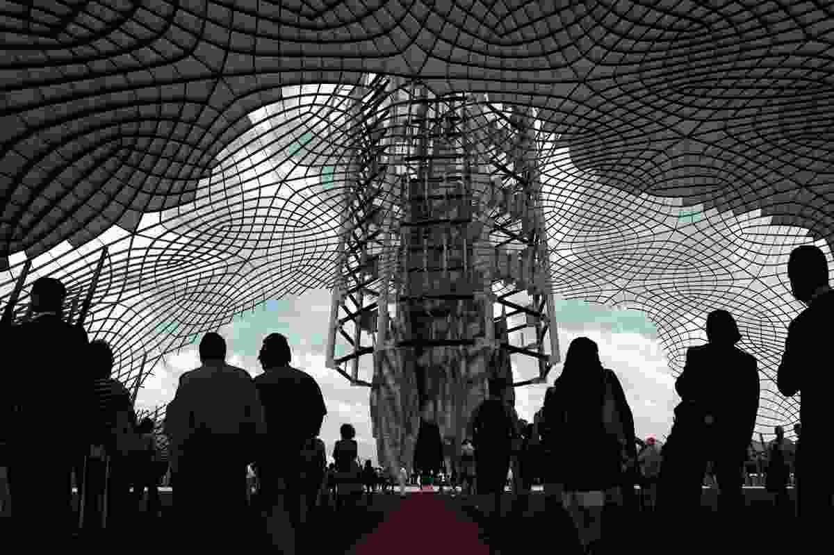 Maribor, a futuristic plan for the Slovenian city, presented at the 2012 Venice Architecture Biennale.