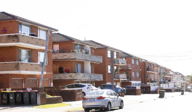A classic Sydney six-pack street from Five Common House Types in Sydney: Densification and Greening without Demolition (forthcoming publication from Monash Urban Lab for Government Architect NSW).