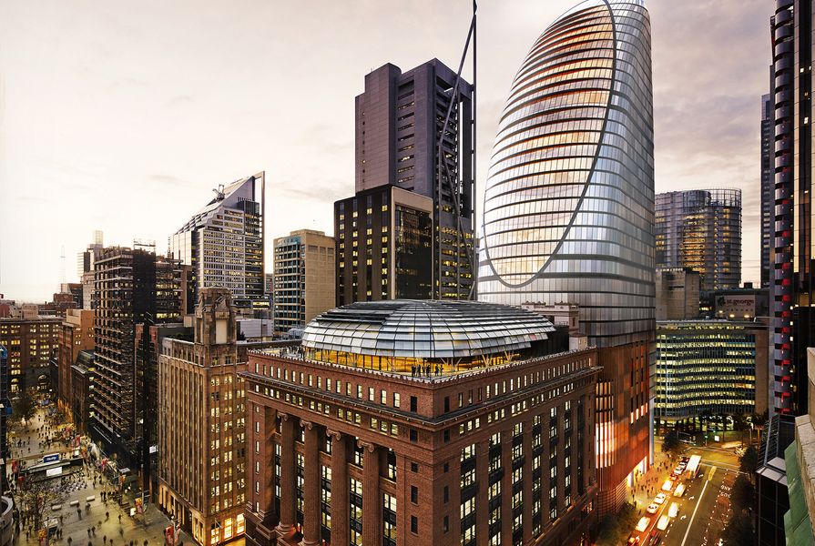 Macquarie Group's unsolicited proposal for Martin Place, designed by Grimshaw and Johnson Pilton Walker.
