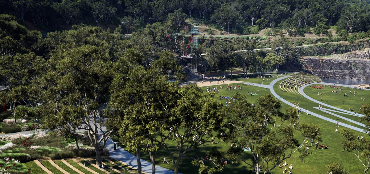 Plans for dramatic quarry park unveiled Landscape Australia