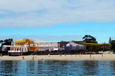 The Dolphin Discovery Centre by MCG Architects, part of the Transforming Bunbury's Waterfront project.