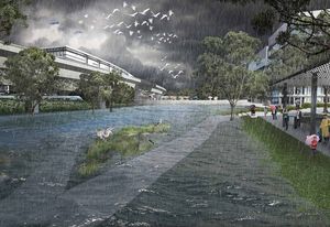 The proposed Macaulay Terraces in the Moonee Ponds Creek Strategic Opportunities Plan.
