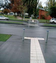 Street furniture.