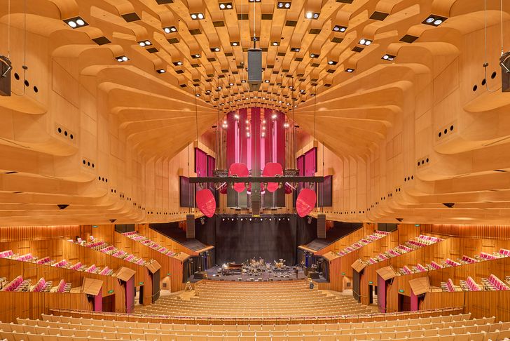 The John Verge Award for Interior Architecture: Sydney Opera House Concert Hall Renewal by ARM Architecture.