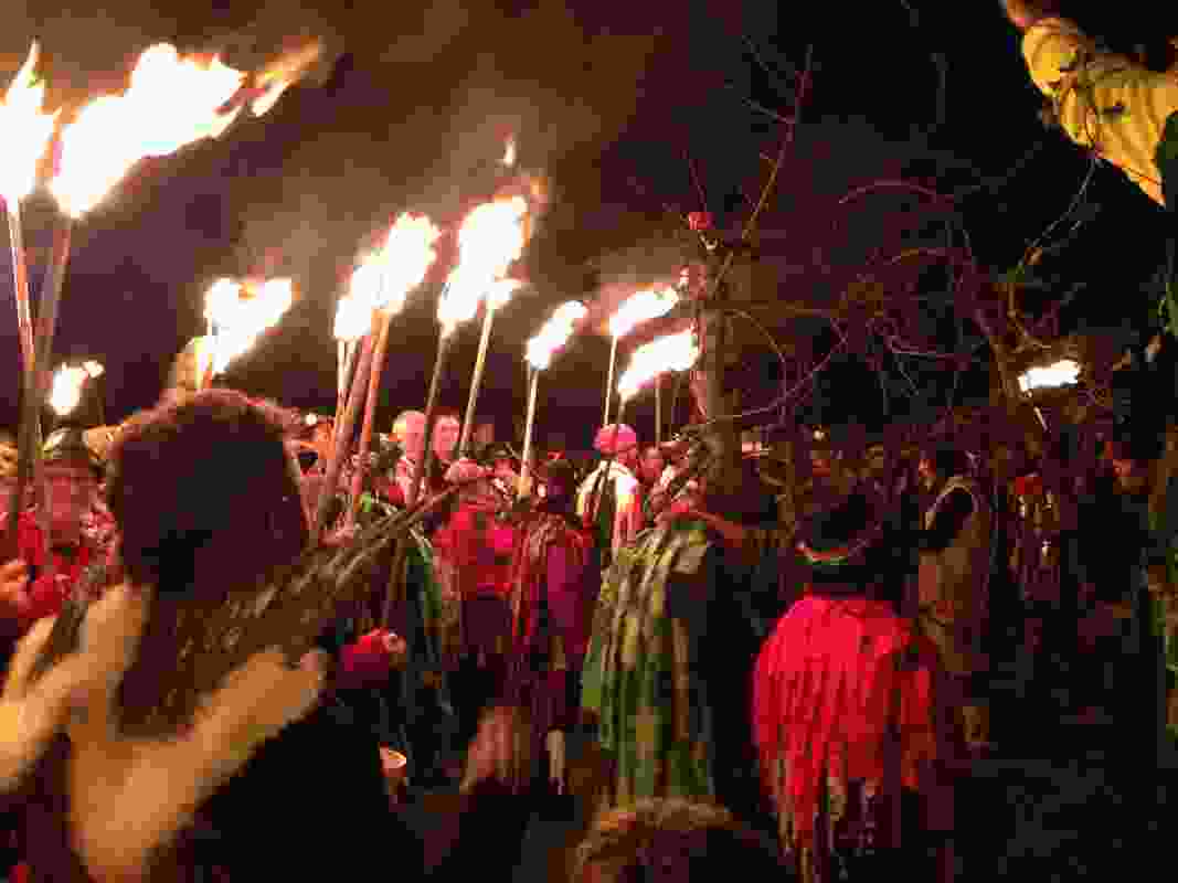 Wassailing at the Huon Mid-Winter Festival 2015.