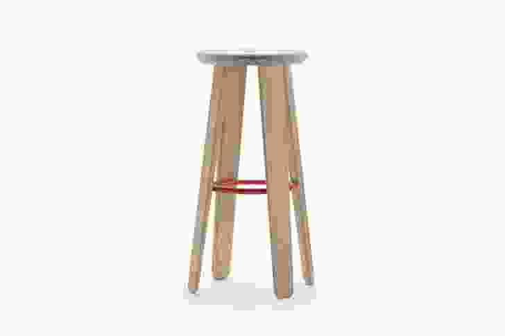 Alki Triku stool by Samuel Accoceberry.