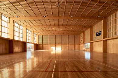 Pingelly Recreation and Cultural Centre by Iredale Pedersen Hook Architects with Advanced Timber Concepts Studio.