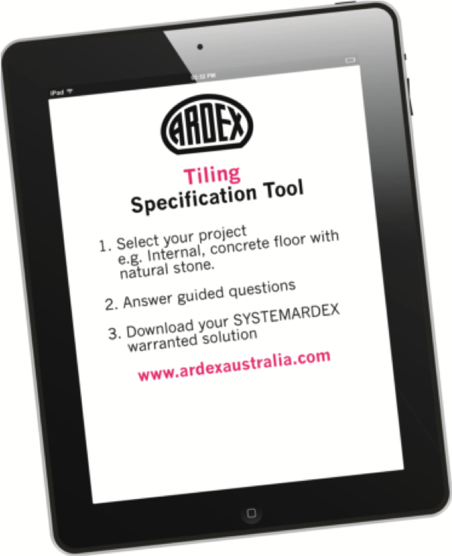 New specification tool from Ardex Australia