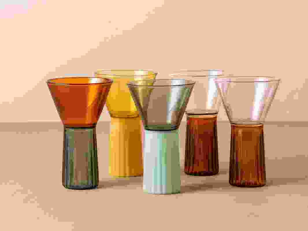 Kairos glassware from Saardé.