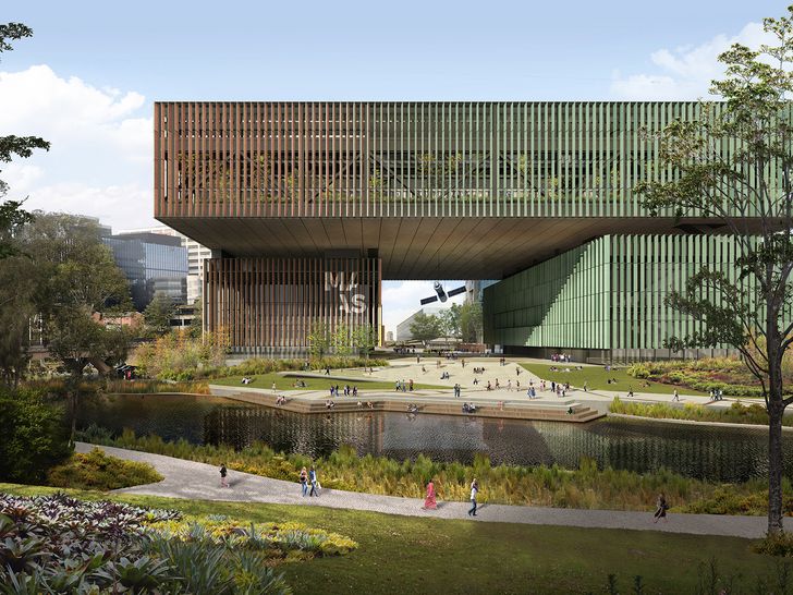 Powerhouse Parramatta proposal by Bernardes Architecture (Brazil) and Scale Architecture (Australia).