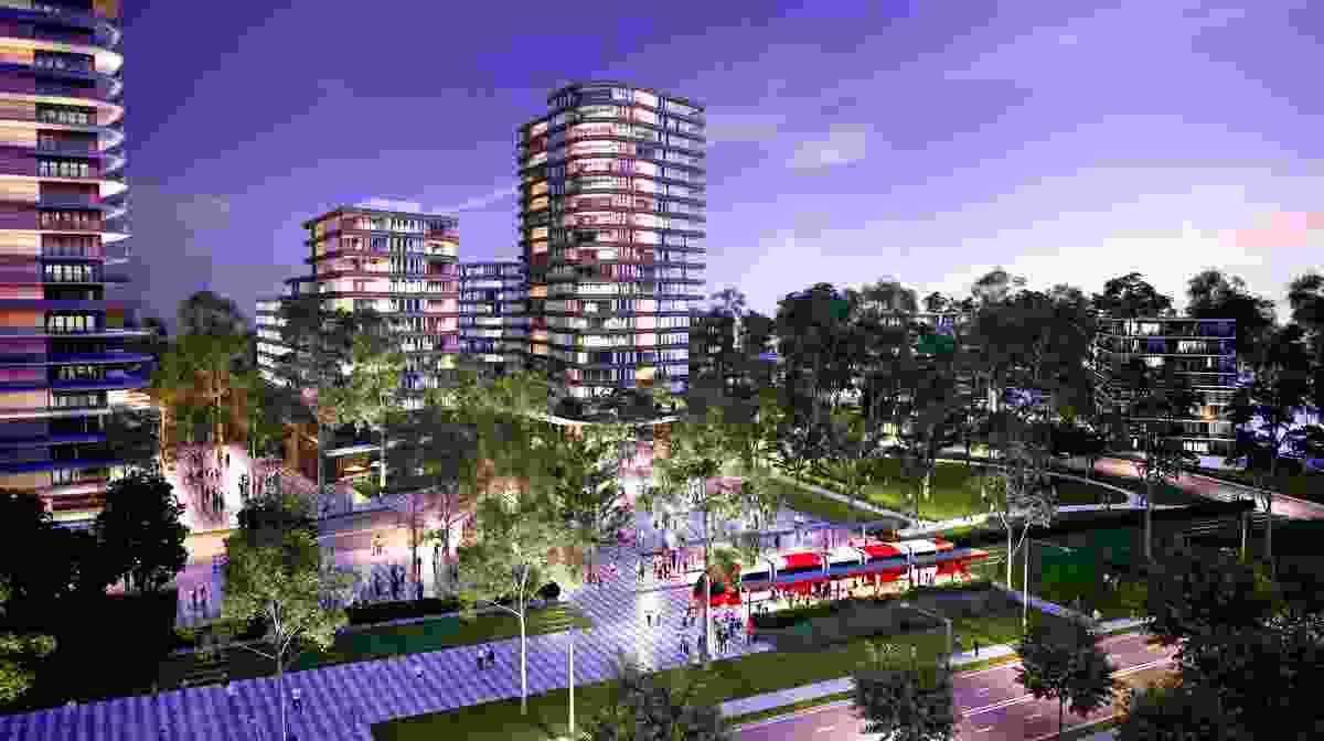 The proposed masterplan for Telopea led by Urbis.