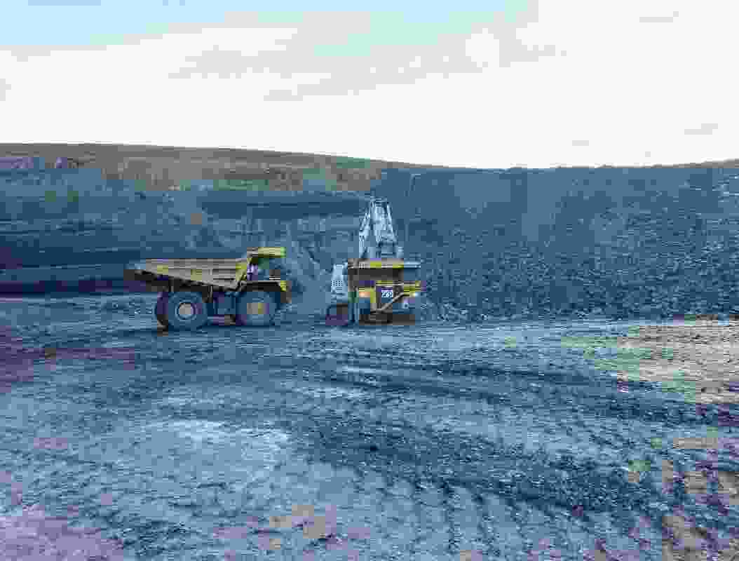A wetland under construction at Banks Mining’s Brenkley Lane surface mine near Newcastle, UK.