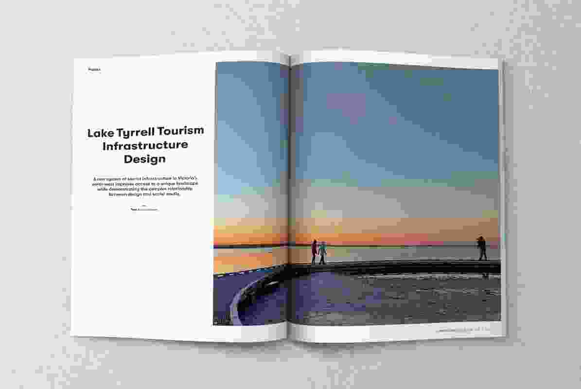 A spread from the May 2023 edition of landscape Architecture Australia.