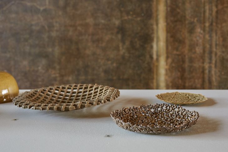 The  Ceramics of Concrete  exhibition at Villa Alba, 2023, explored the use of locally collected concrete debris within clay bodies and glazes.