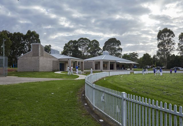 Kings Langley Cricket Club and Amenities by Eoghan Lewis Architects.
