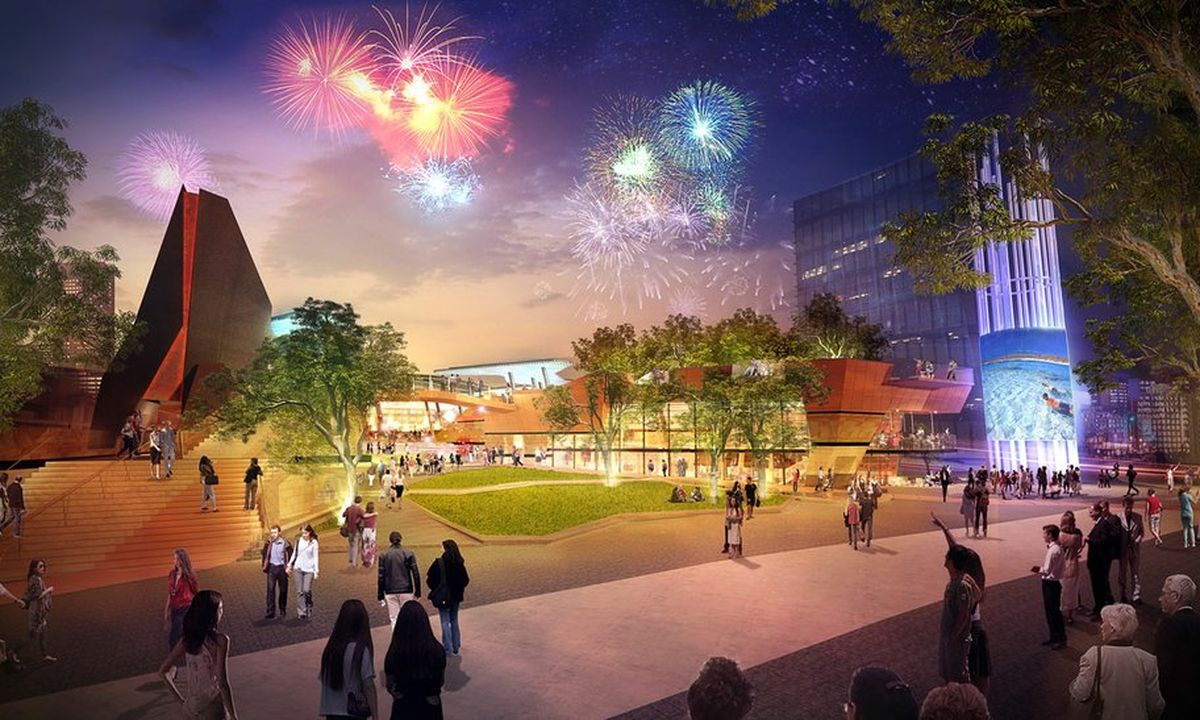 New square to the centre of a reconnected Perth ArchitectureAu