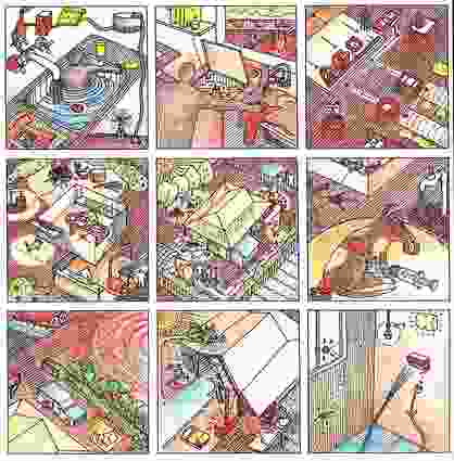 Healthabitat’s matrix of basic home improvements.