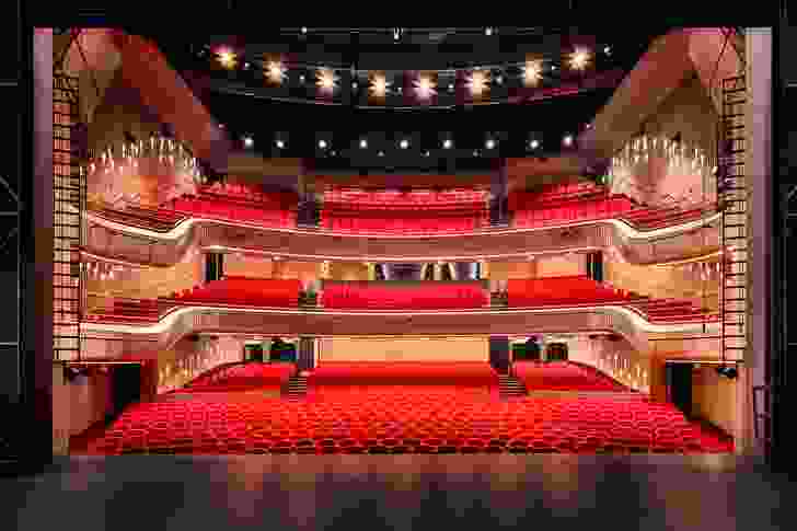 The new auditorium of Her Majesty's Theatre redevelopment by Cox Architecture.