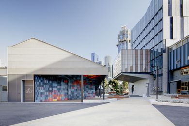 University of Melbourne Southbank – End of Trip by Searle Waldron Architecture.