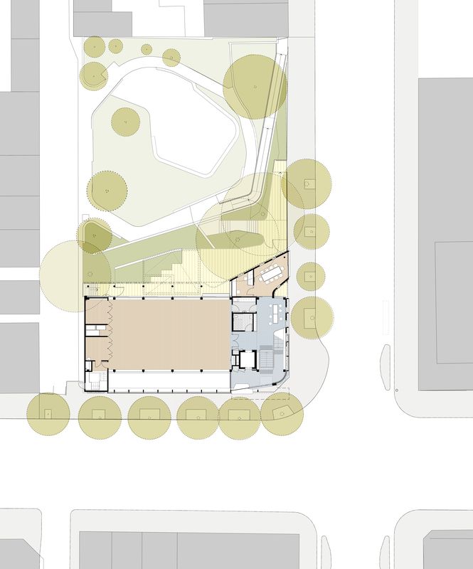 The East Sydney Community Centre by Lahznimmo Architects.