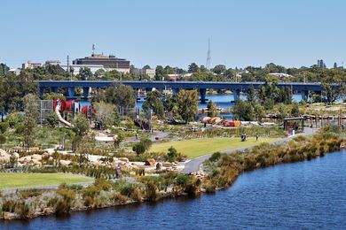 Optus Stadium Park by Hassell.